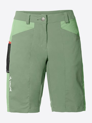 VAUDE Outdoor Pants 'Elope' in Green: front