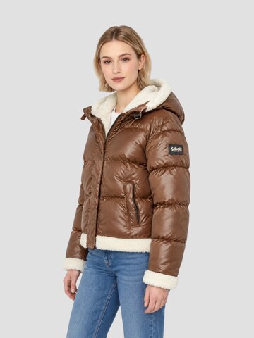 Schott NYC Wintermantel‌‌‌‌‌‌‌ in Braun