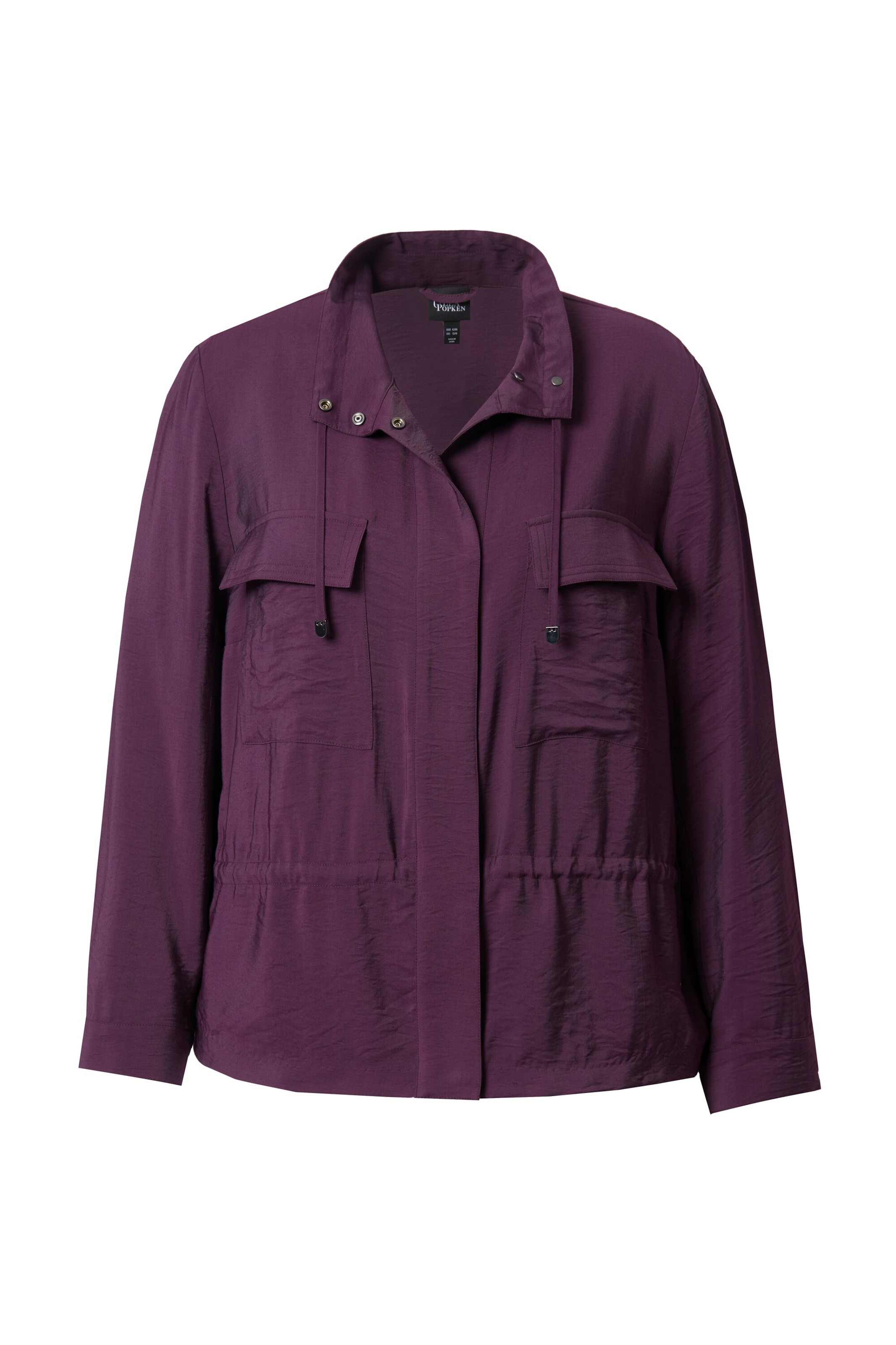 Giacca di mezza stagione di Ulla Popken in lilla: frontale