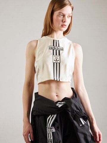 Haut ADIDAS ORIGINALS en blanc : devant