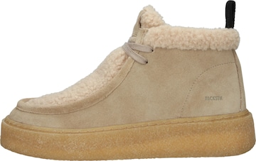 BLACKSTONE Lace-up shoe 'ENJAR SAALA' in Beige: front