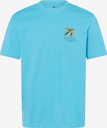 T-Shirt Nils Sundström en bleu : devant