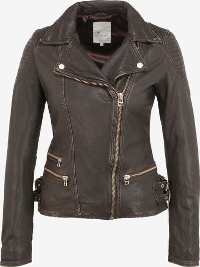 Goosecraft Lederjacke in grau, Produktansicht