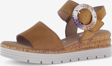 GABOR Sandale 'Comfort' in Braun: Vorderseite