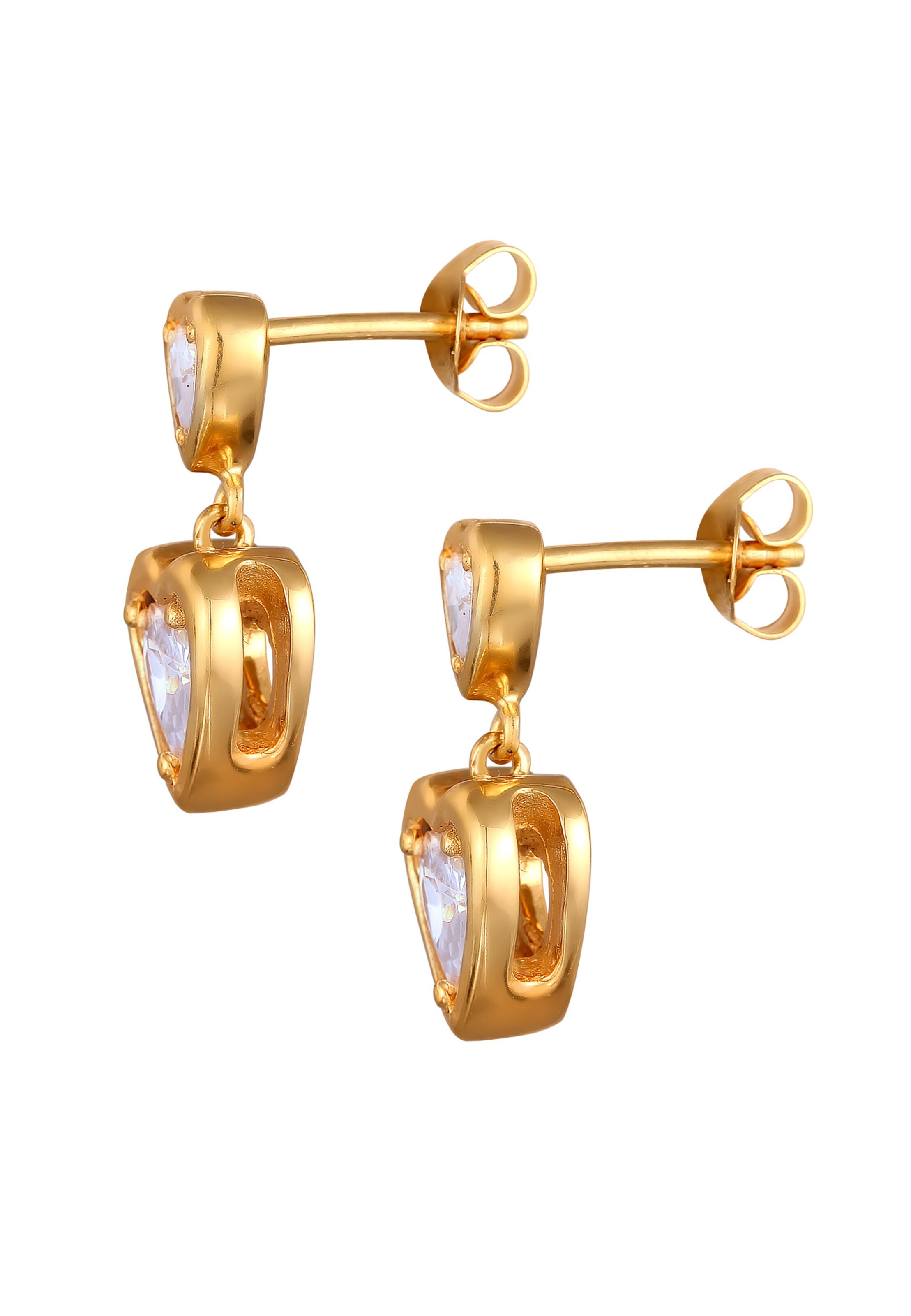 ELLI Ohrringe 'Herz' in Gold