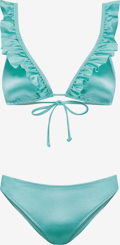 ShiwiTrokutasti Bikini 'Bobby' - zelena boja: prednji dio