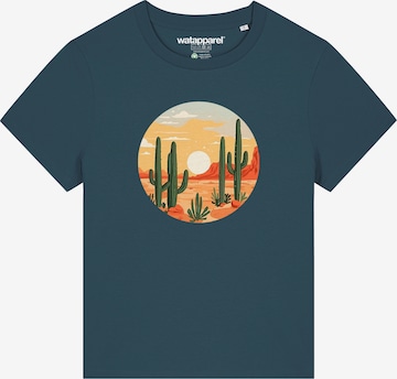T-shirt 'Sonnenuntergang In Der Wüste' Watapparel en vert : devant