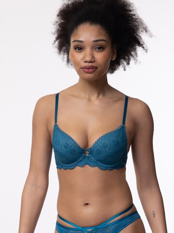 Dorina T-shirt Bra 'Esme' in Blue: front