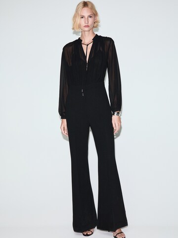 MANGO Kombinezon 'Anya' | črna barva: sprednja stran