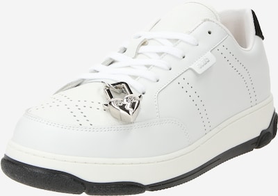 GCDS Sneakers laag 'ESSENTIAL NAMI' in de kleur Zwart / Zilver / Wit, Productweergave