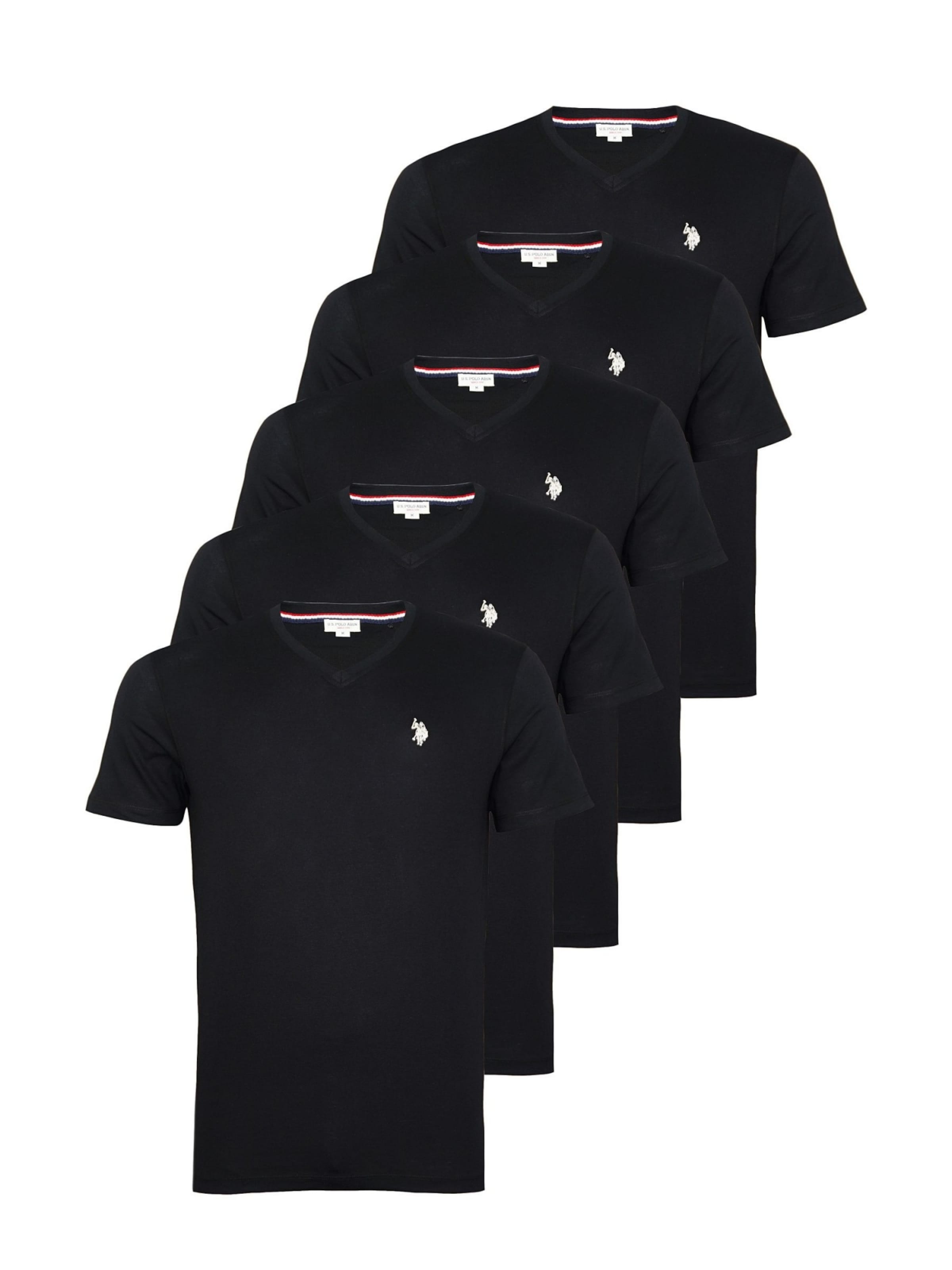 U.S. POLO ASSN. Shirt in Black: front