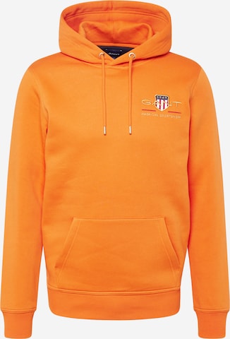 Sweat-shirt GANT en orange : devant