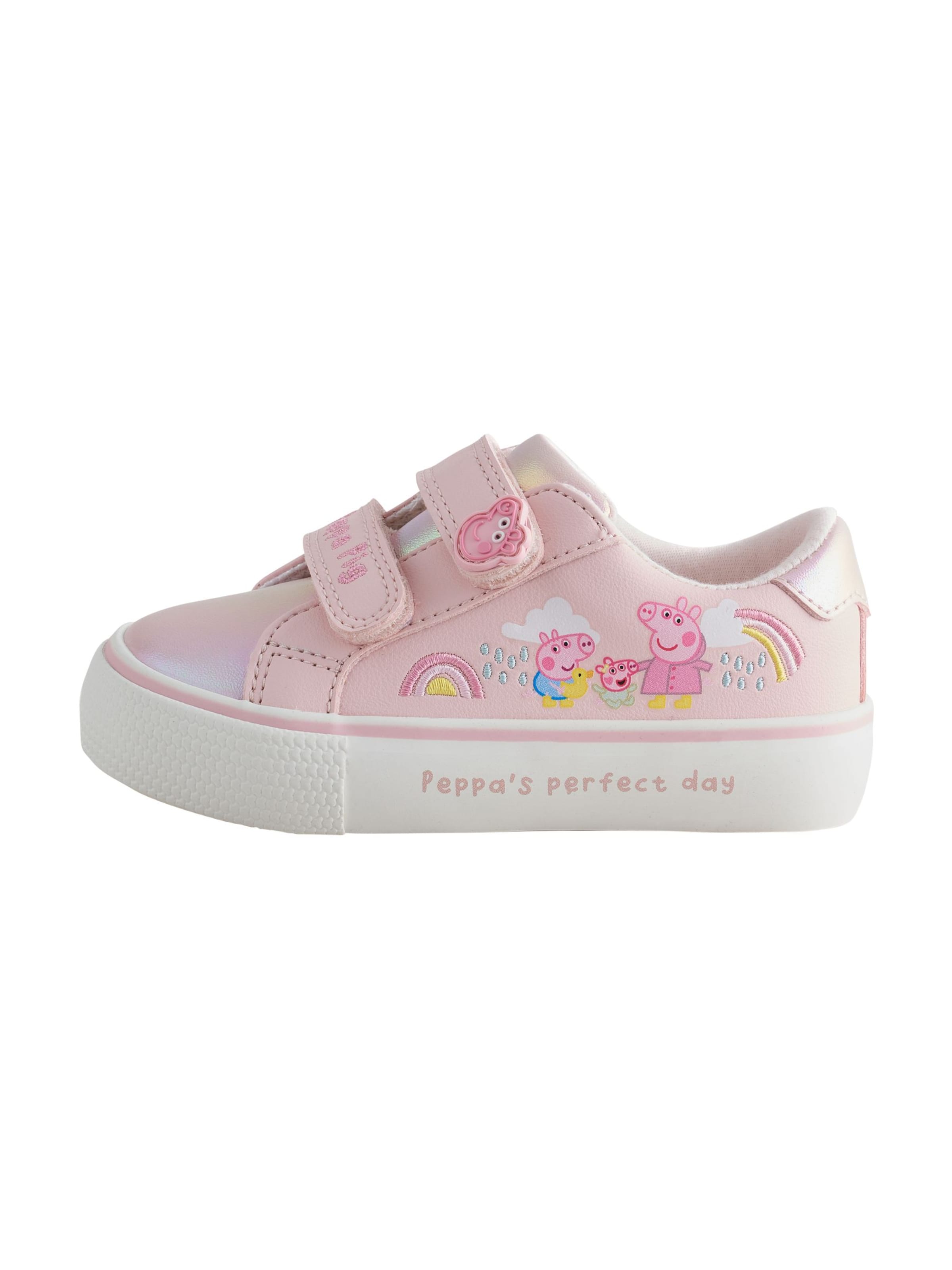 Next Sneaker 'Peppa Pig' in 24 in azur / gelb / rosa / weiß, Produktansicht