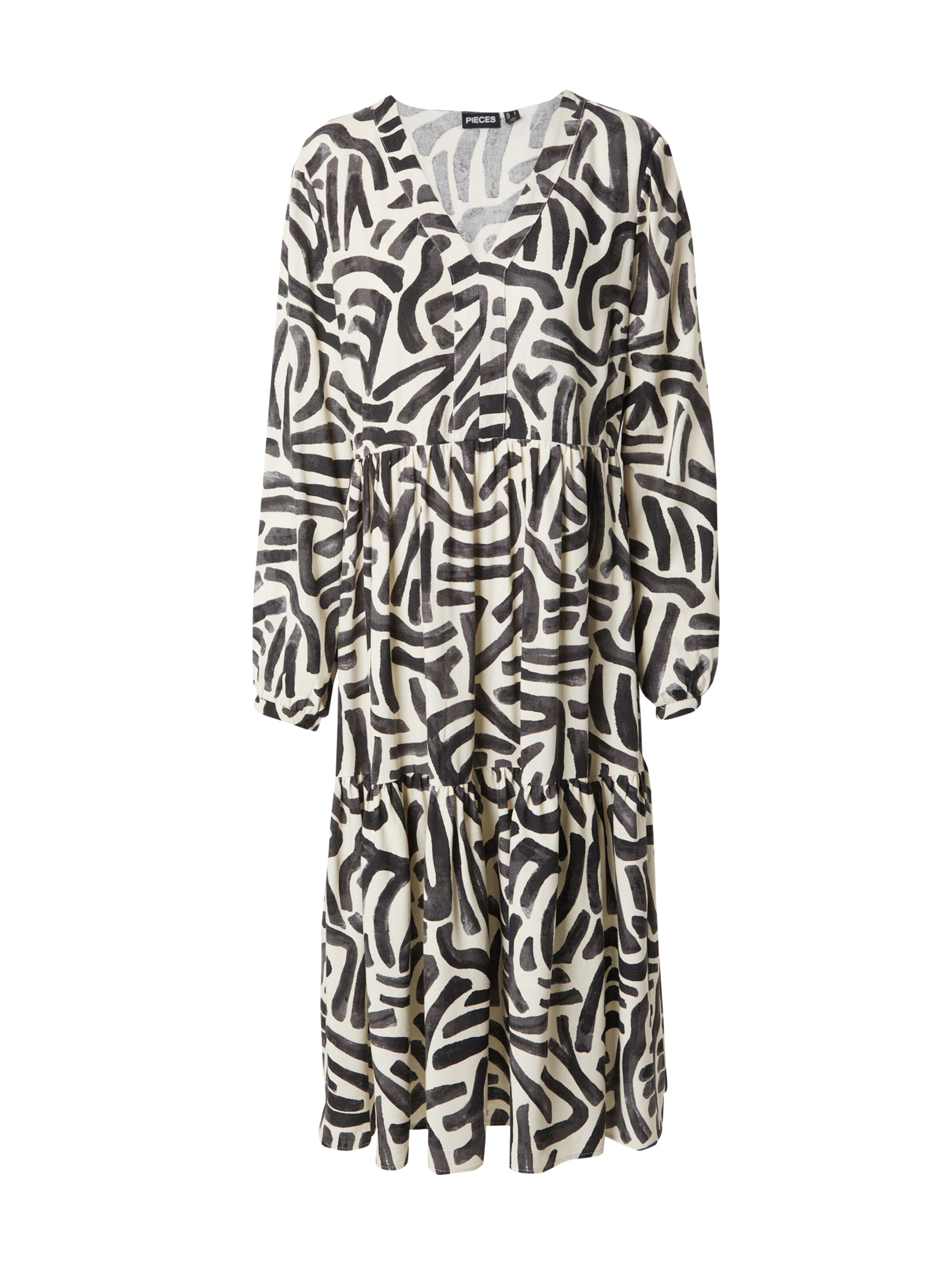 PIECES Рокля 'PCARLEM' в черно: отпред