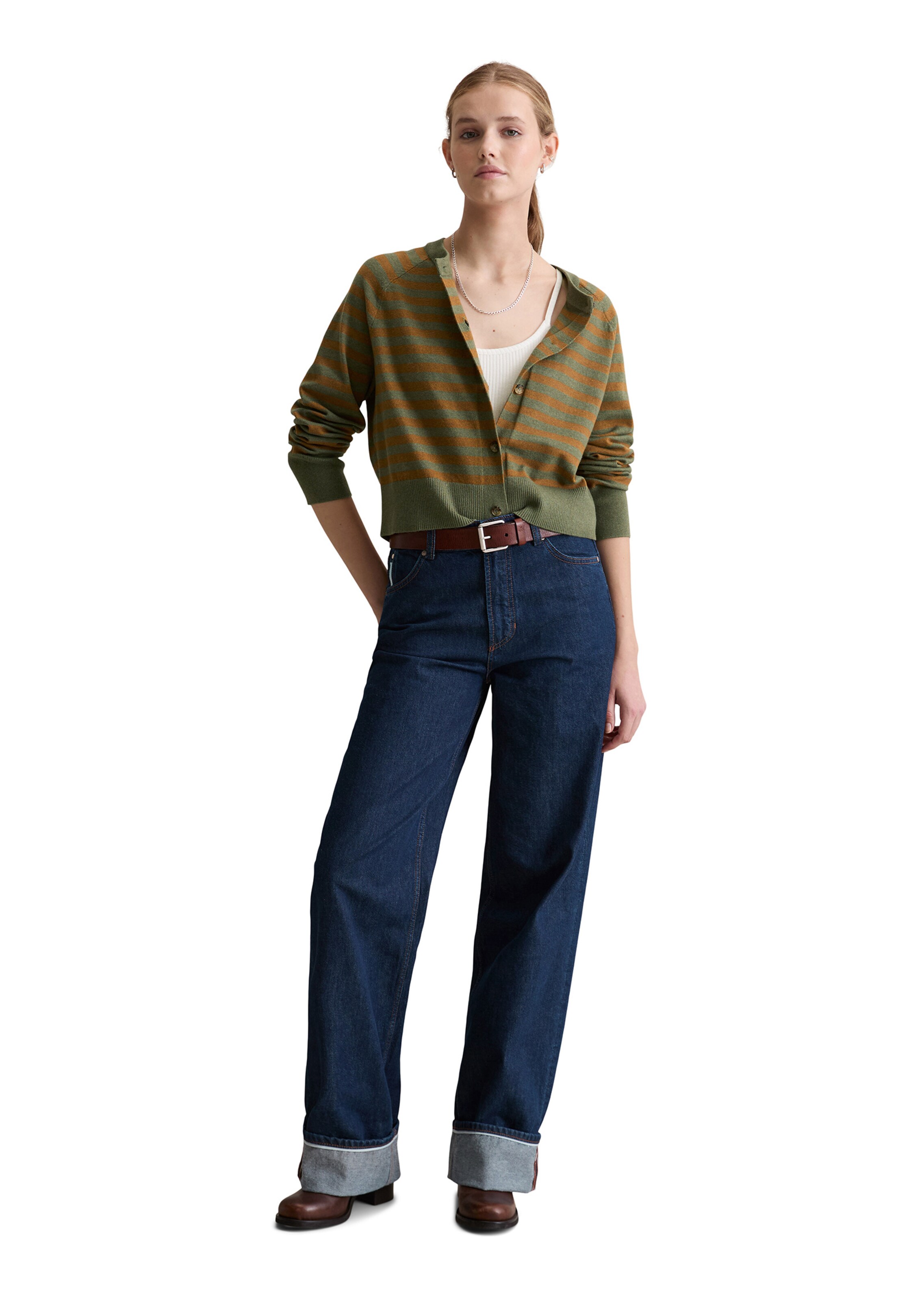 Marc O'Polo DENIM Gebreid vest in Groen