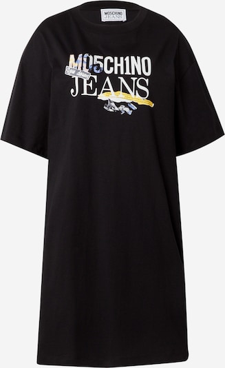 Moschino Jeans Šaty - modrá / žlutá / černá / bílá, Produkt