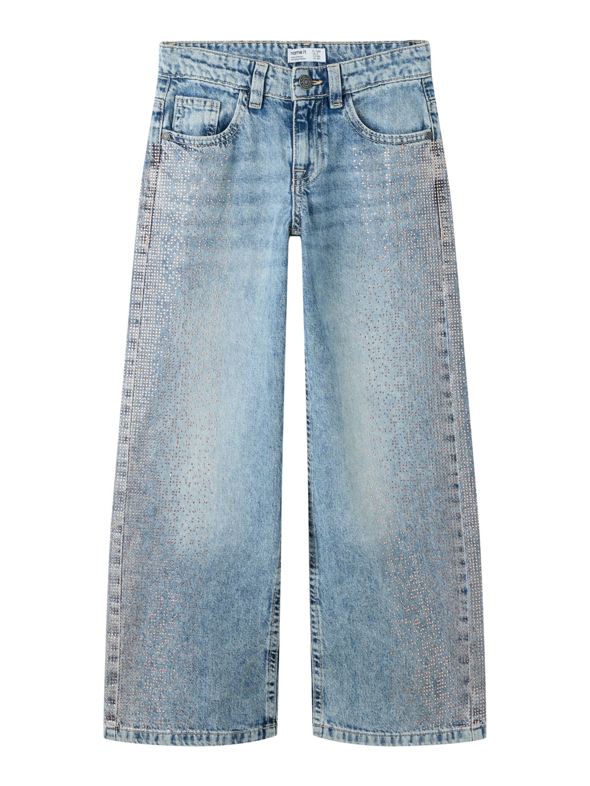 Wide Leg Jean NAME IT en bleu : devant