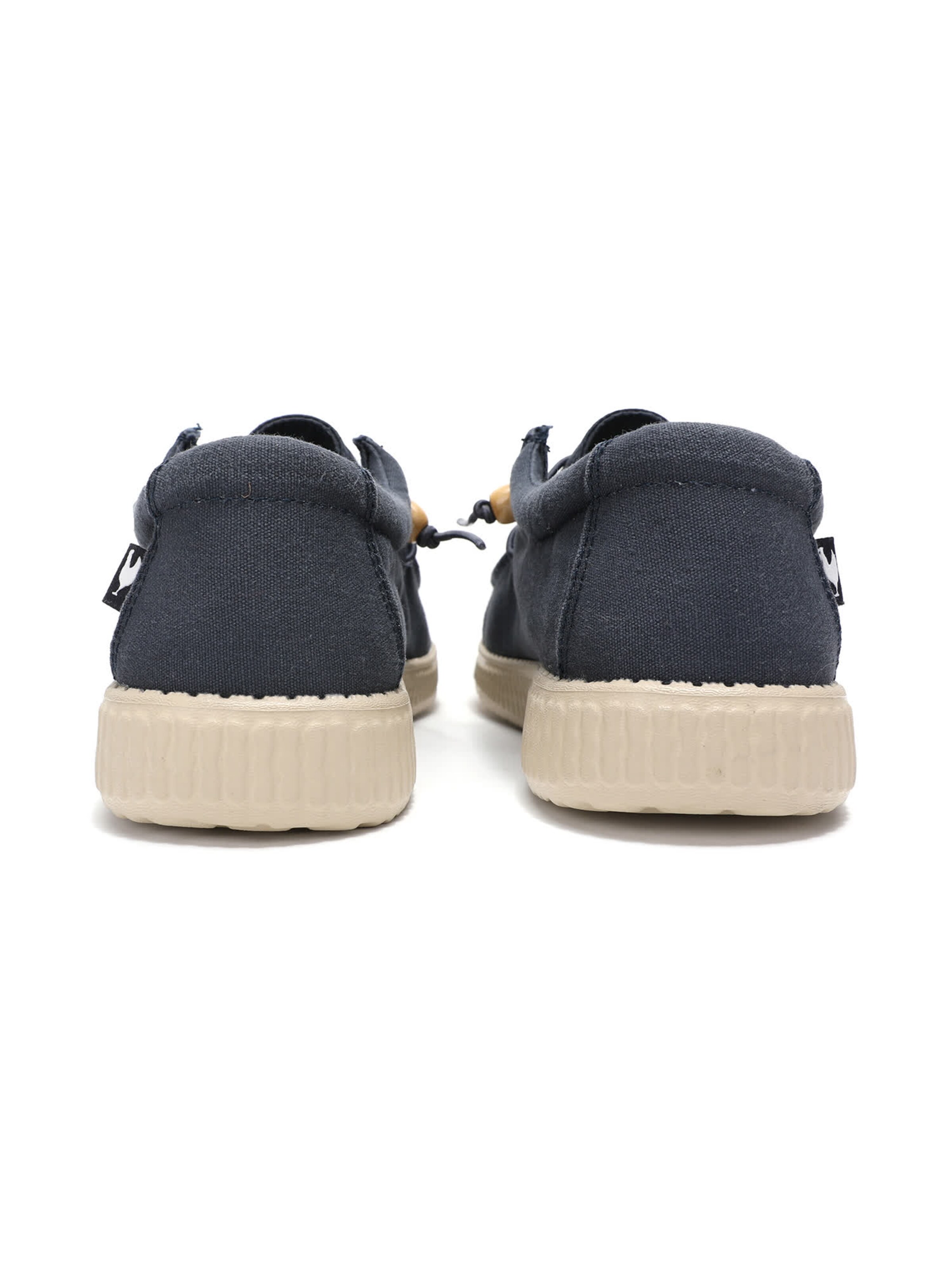 Walk In Pitas Moccasin 'Wallabi' in Blue: back