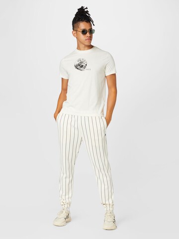 Effilé Pantalon Starter en blanc