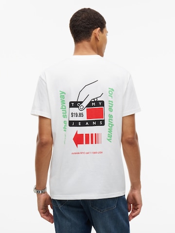 Maglietta di Tommy Jeans in bianco