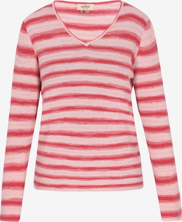 Usha - Jersey en rosa: frente