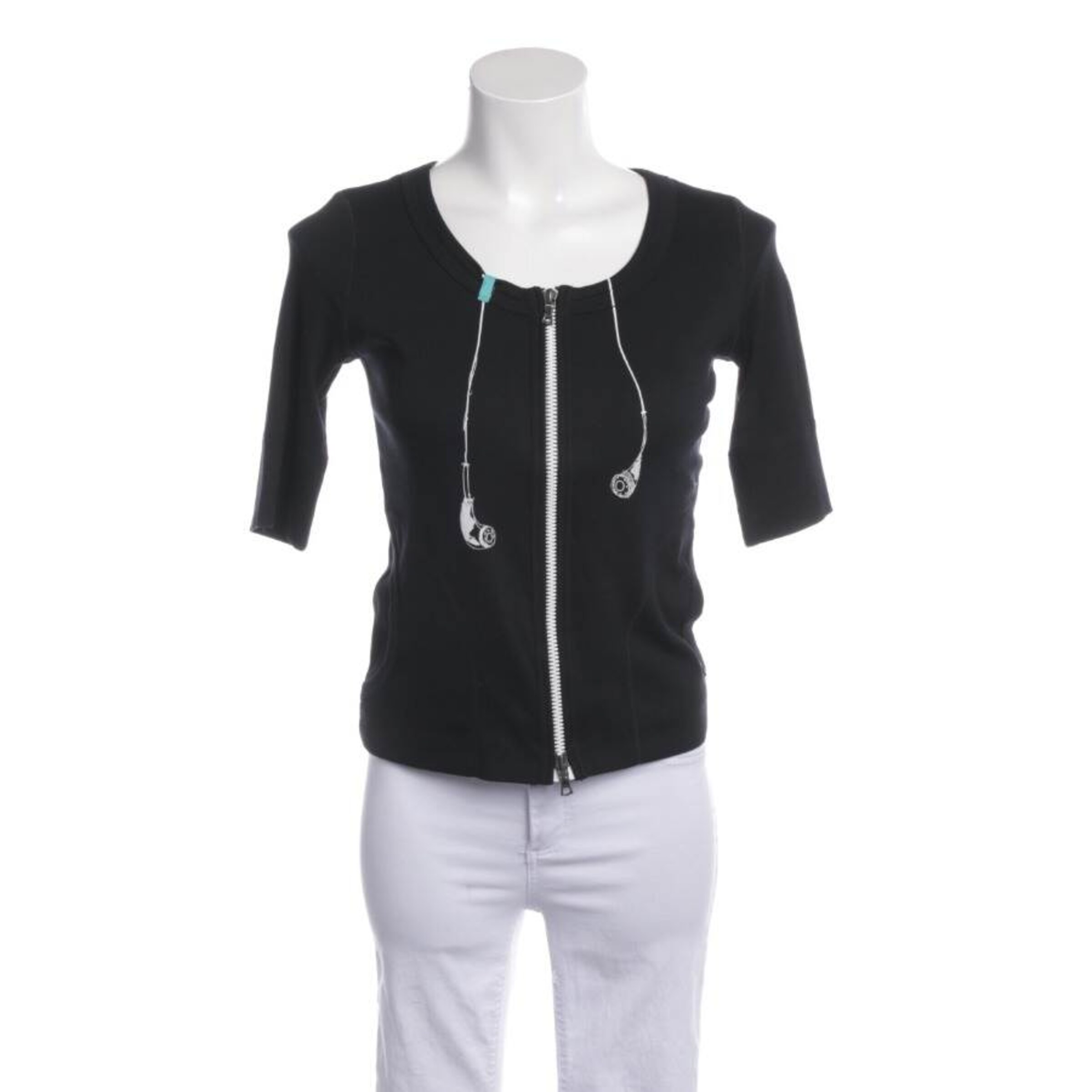 Marc Cain Jacket & Coat in S in Black: front