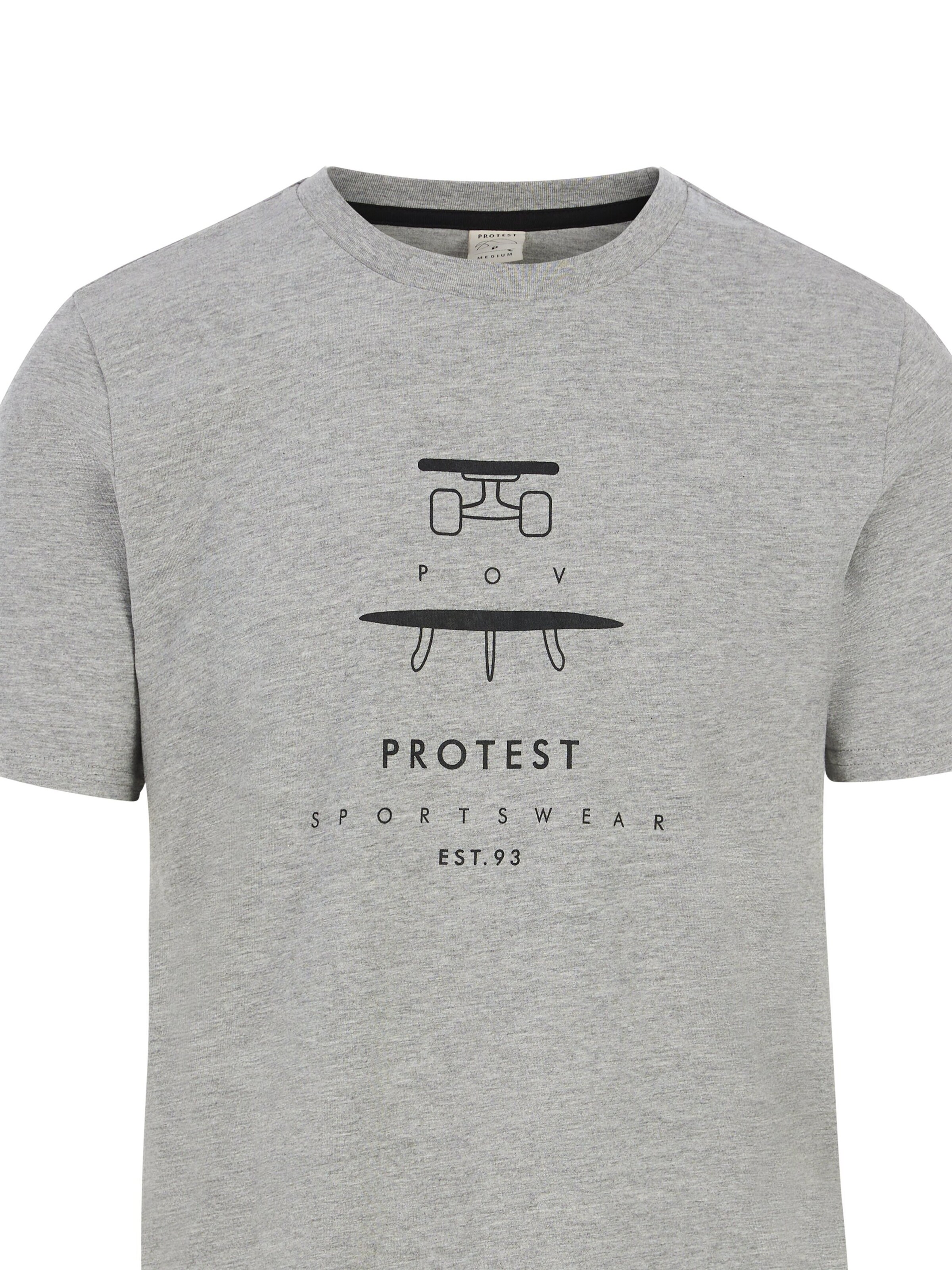 PROTEST Shirt 'PRTAndros' in Grey
