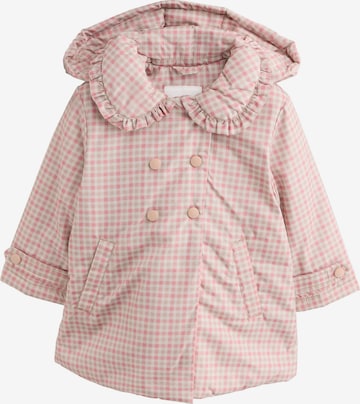 Next Pitkä takki värissä vaaleanpunainen: etupuoli