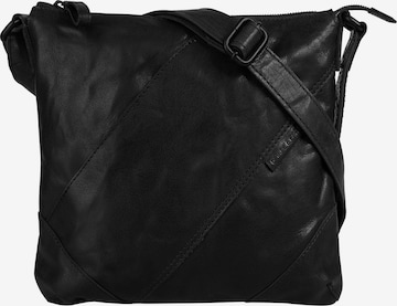 Spikes & Sparrow Umhängetasche in Schwarz: Vorderseite