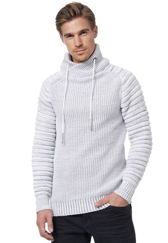 Rusty Neal Sweater in White: front