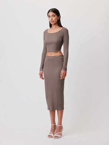 LeGer by Lena Gercke Skirt 'Rosalia' in Grey