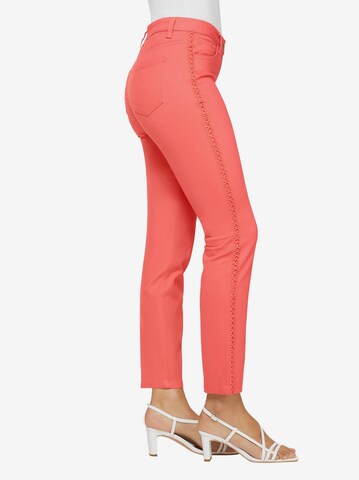 Linea Tesini by heine - Slimfit Pantalón en naranja