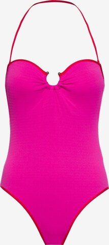 Seafolly Swimsuit 'Beach Bound' in Pink: front