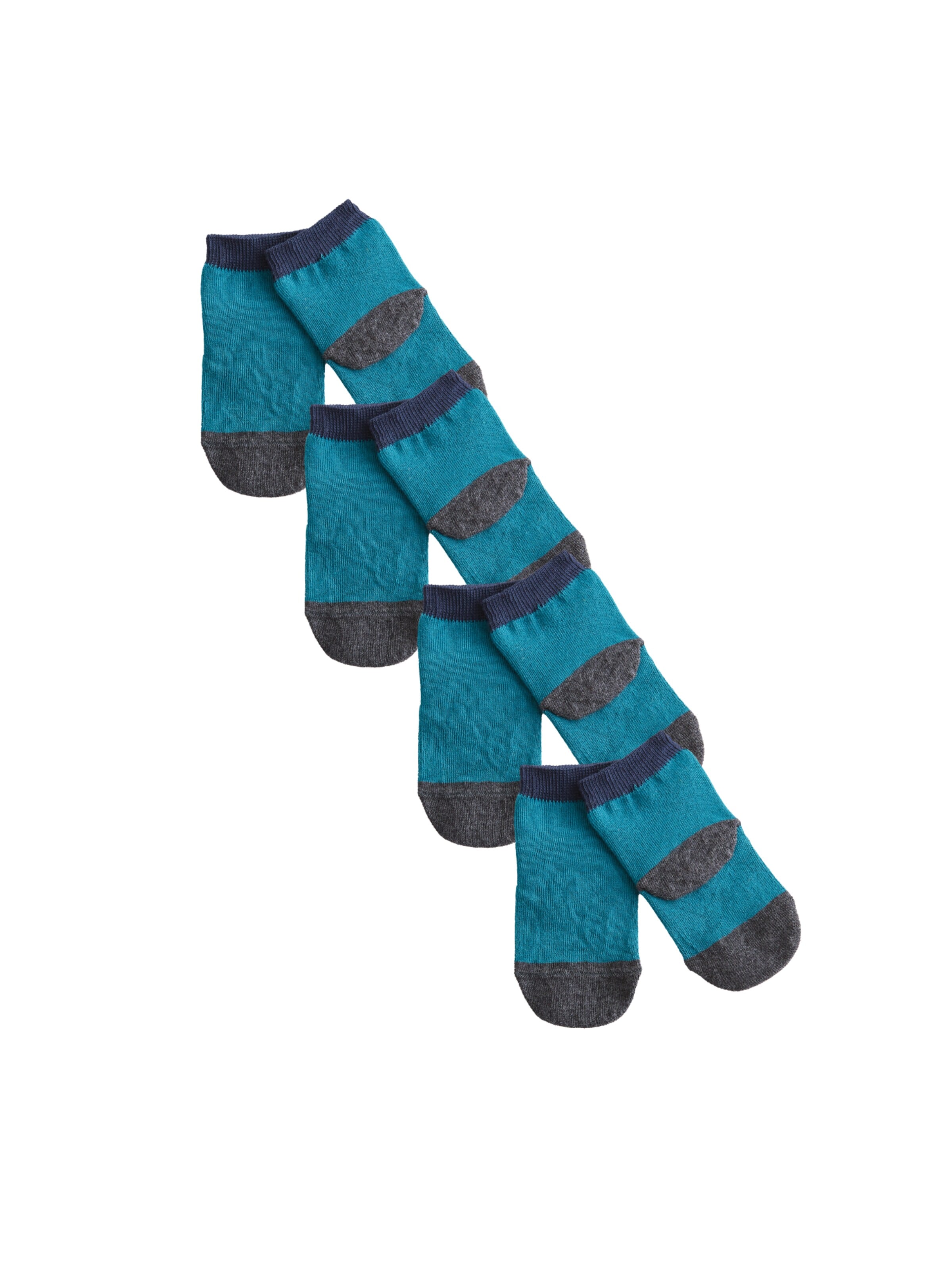 Albero Natur Socks 'Bio-Baumwoll-Kindersocken-4er Pack' in Green: front