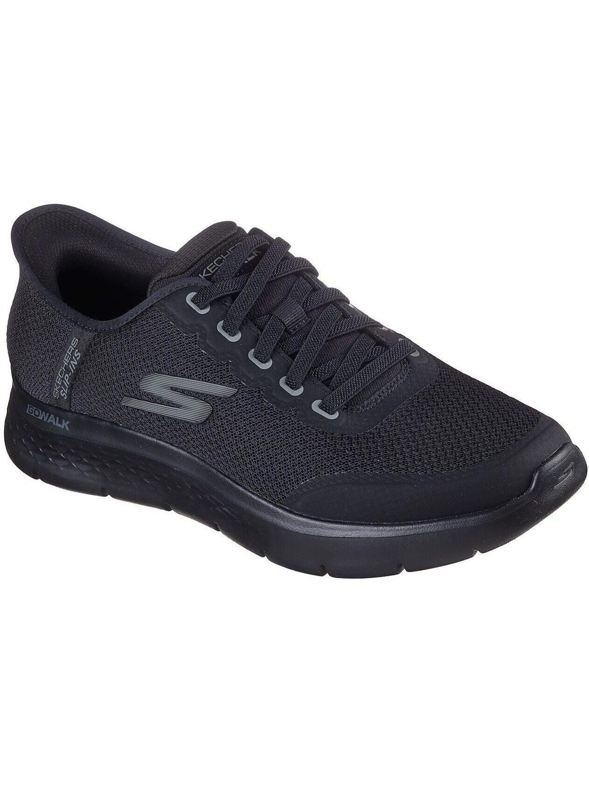 SKECHERS Sneakers laag in Zwart: voorkant
