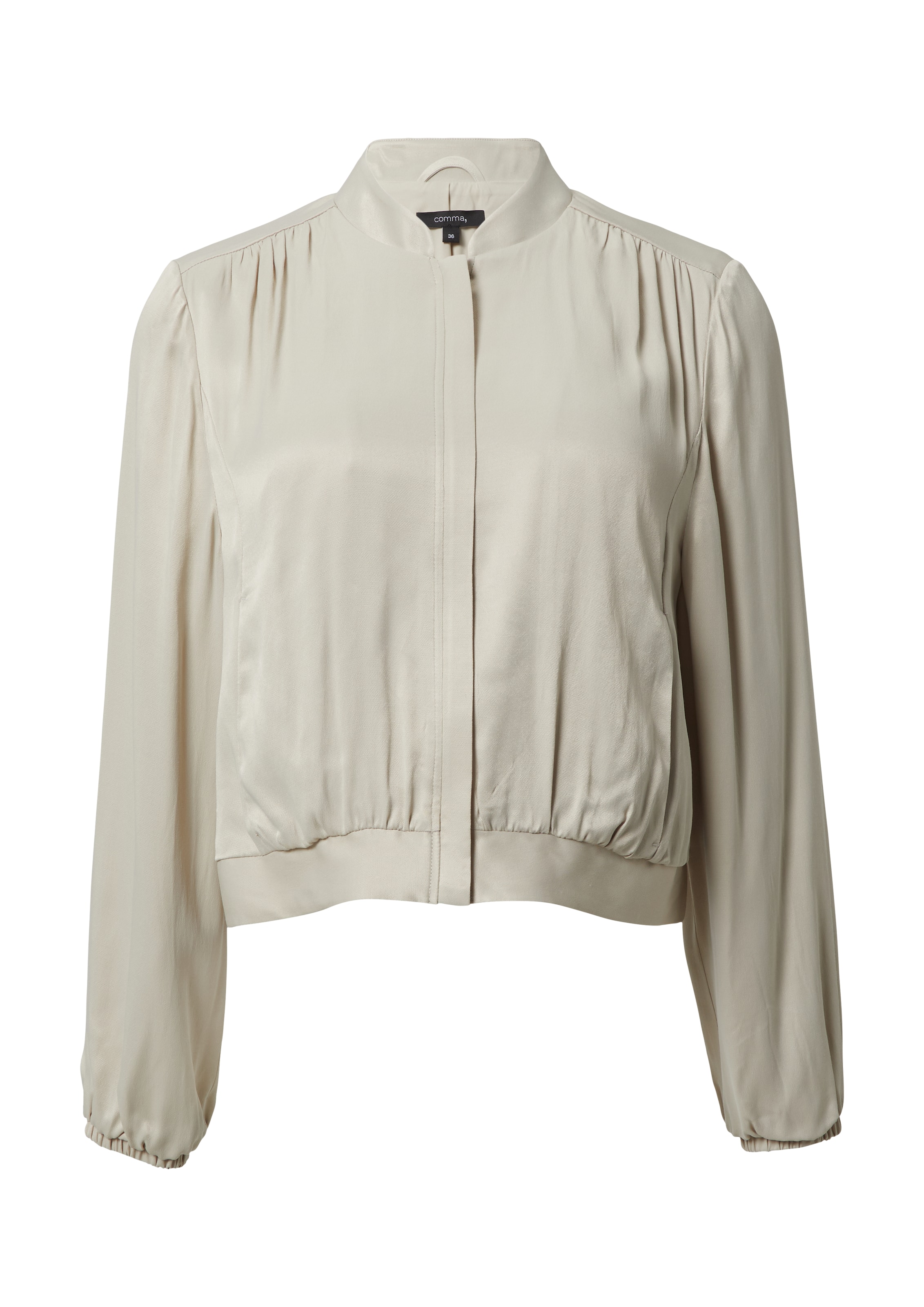 COMMA Φθινοπωρινό και ανοιξιάτικο μπουφάν σε μπεζ: μπροστά
