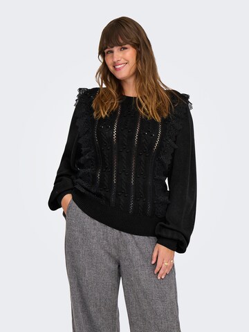 ONLY Carmakoma Sweater 'CARLindy' in Black: front