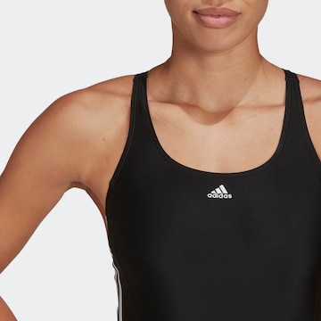 Bustino Costume intero sportivo 'Mid 3-Stripes' di ADIDAS PERFORMANCE in nero