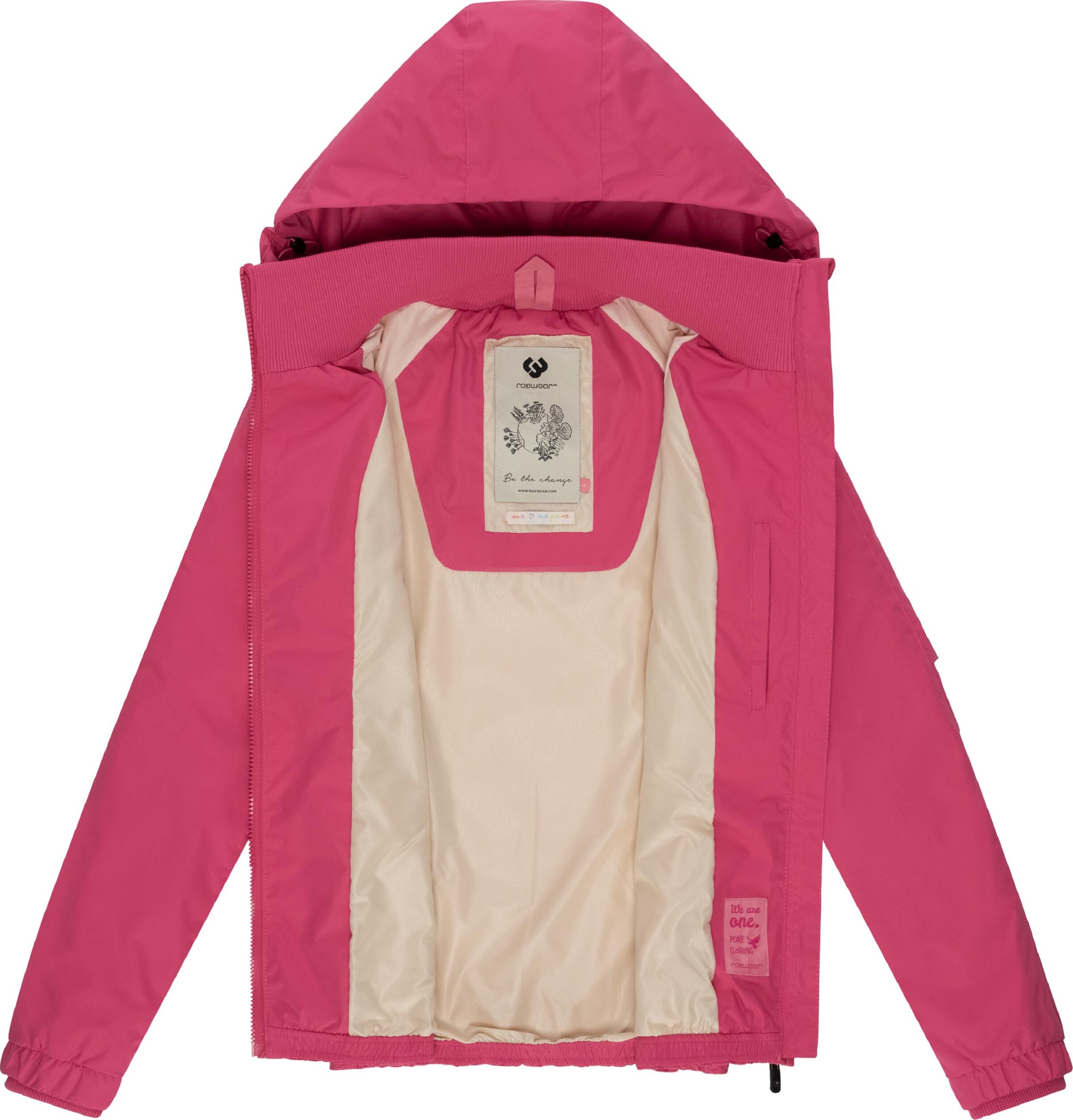 Ragwear Λειτουργικό μπουφάν 'Dizzie' σε ροζ