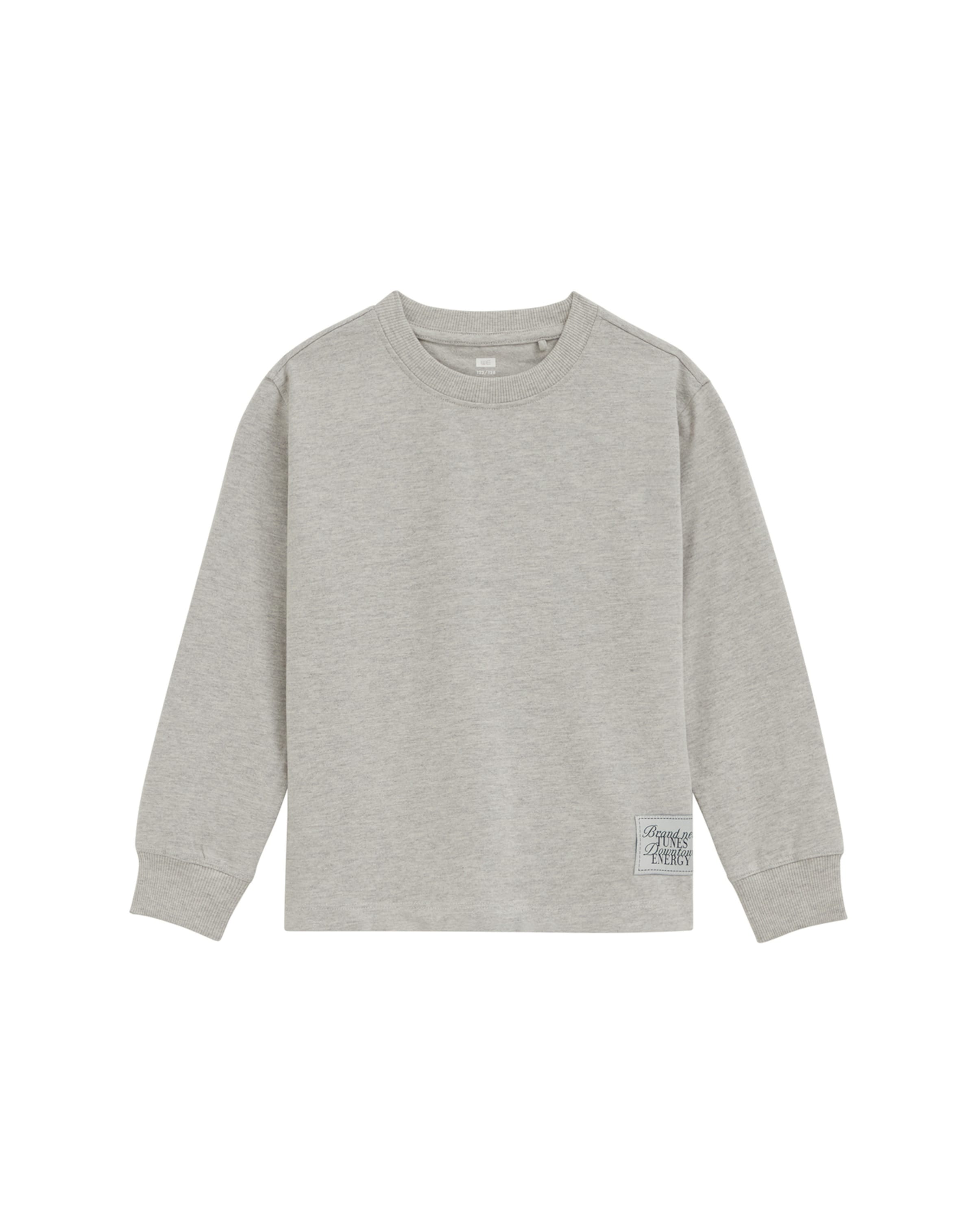 WE Fashion T-shirt i grå: framsida