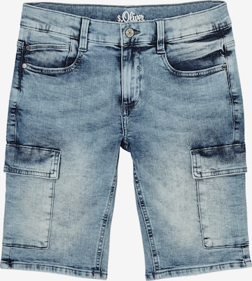 s.Oliver Regular Jeans in Blauw: voorkant