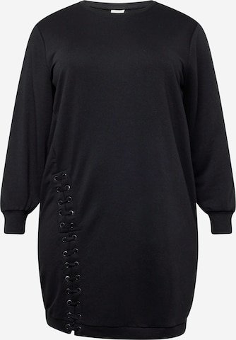 ONLY Carmakoma Dress 'EYA' in Black: front