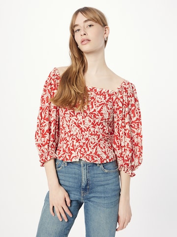 Polo Ralph Lauren Blouse 'PALLY' in Red: front