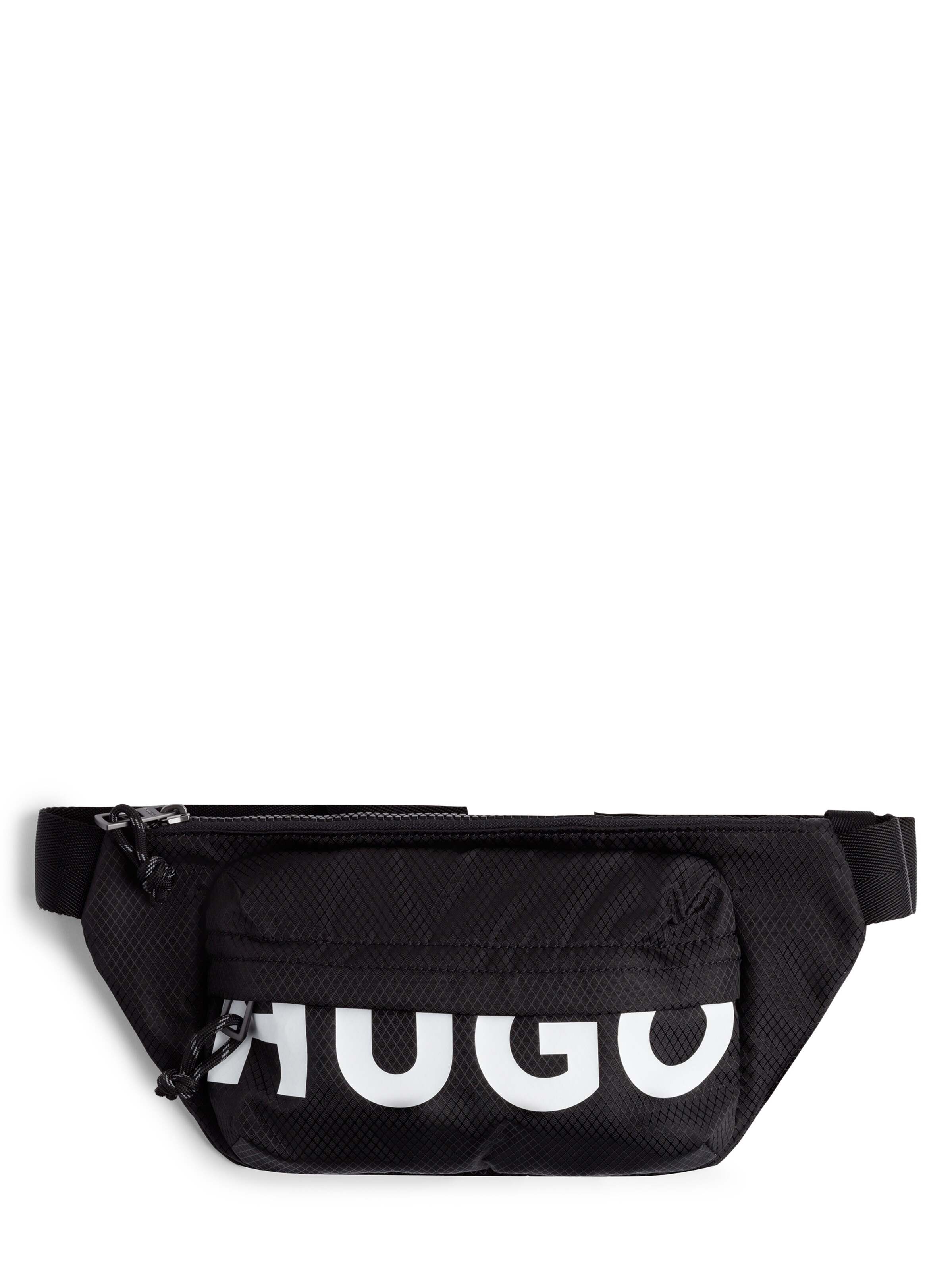 HUGO Heuptas in Zwart: voorkant