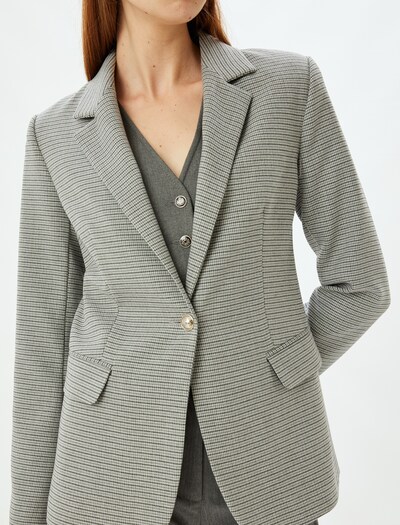 Koton Blazer in pastellgrün / dunkelgrün, Produktansicht