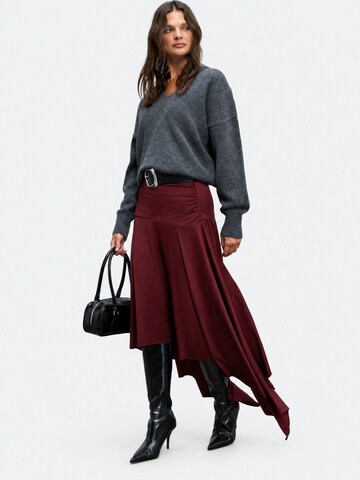 Jupe Ethiquet en rouge