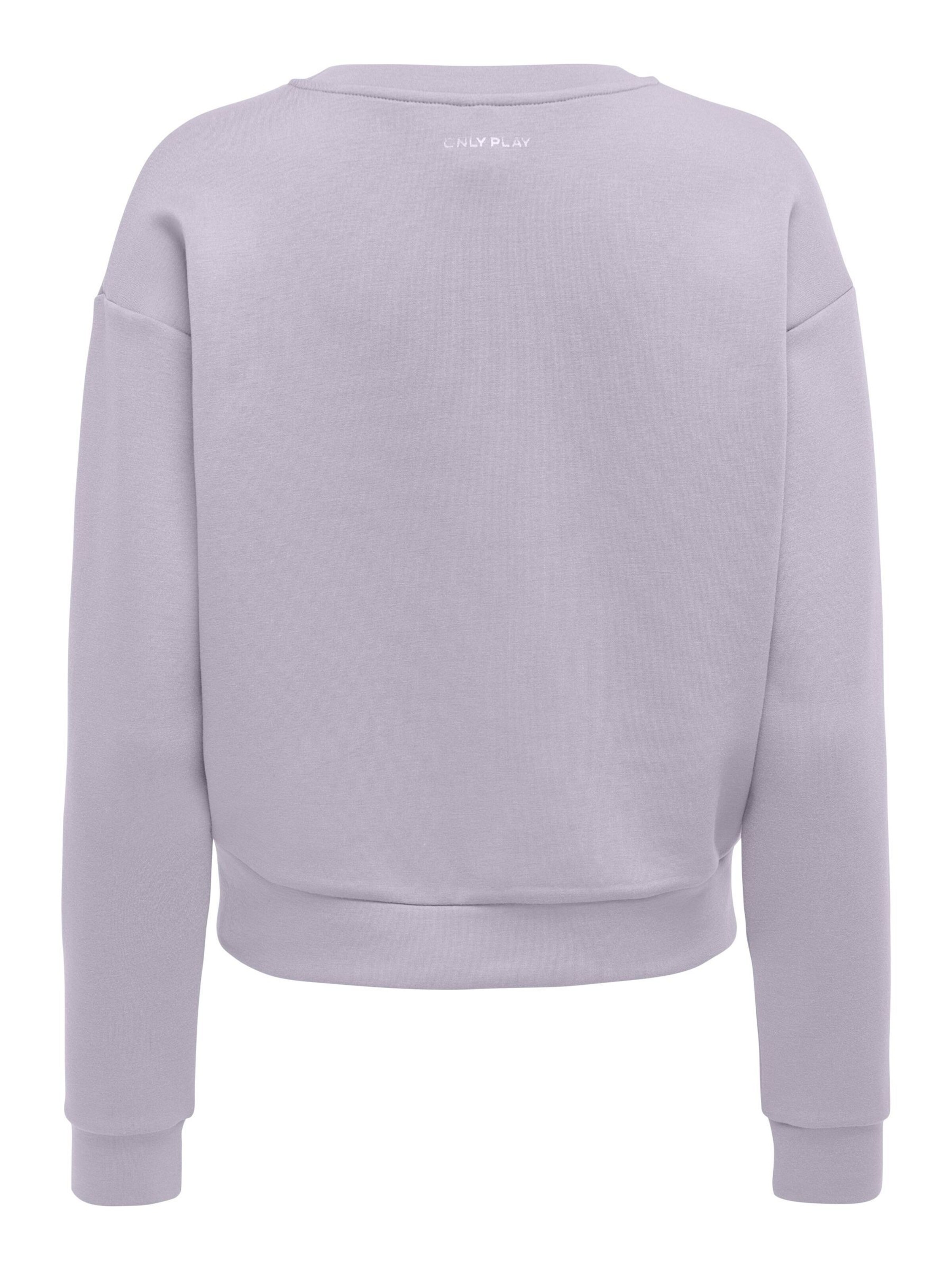 ONLY PLAY Αθλητική μπλούζα φούτερ 'ONPLOUNGE' σε λιλά