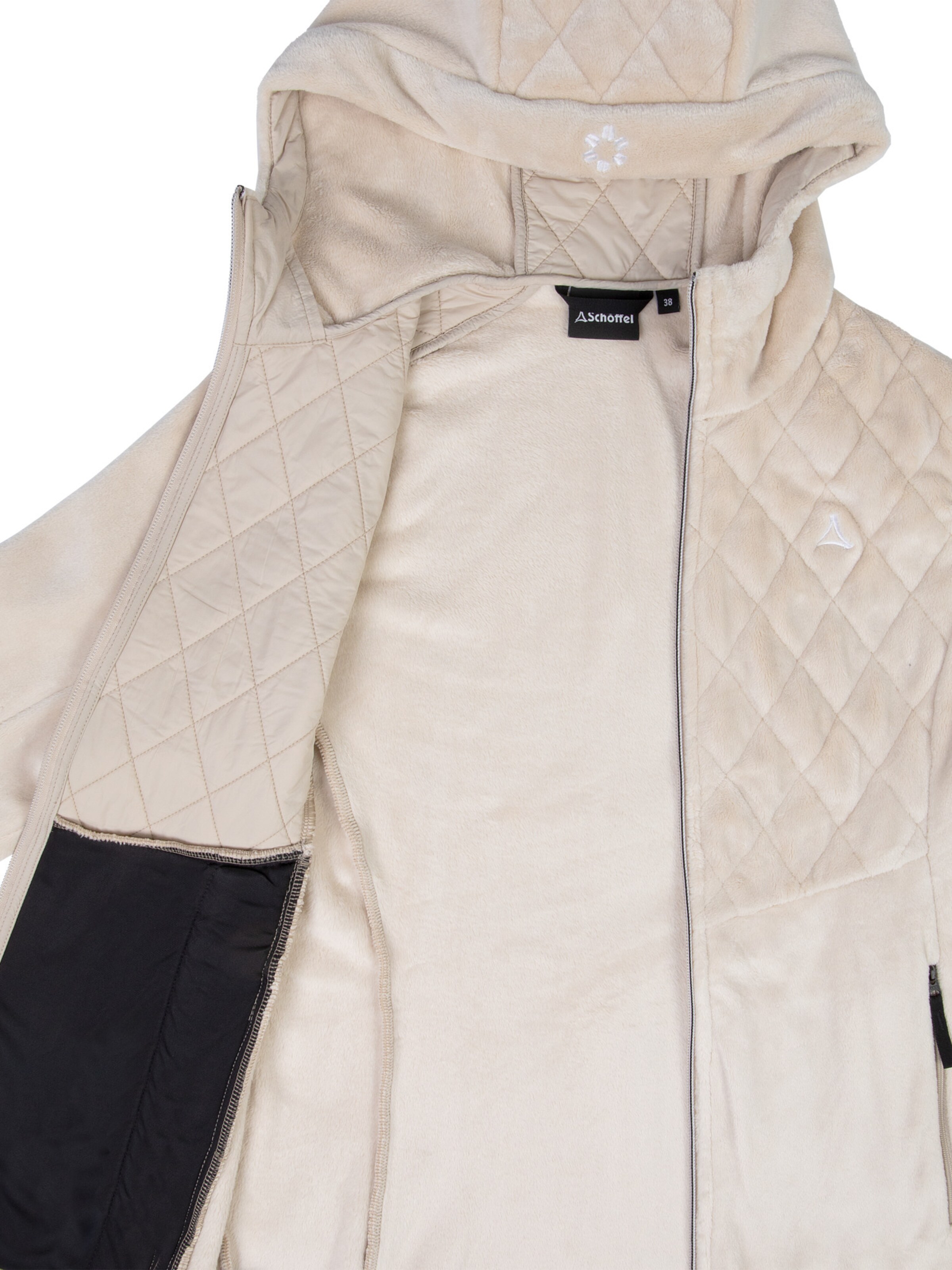 Schöffel - Casaco de velo funcional 'Stockalp' em bege