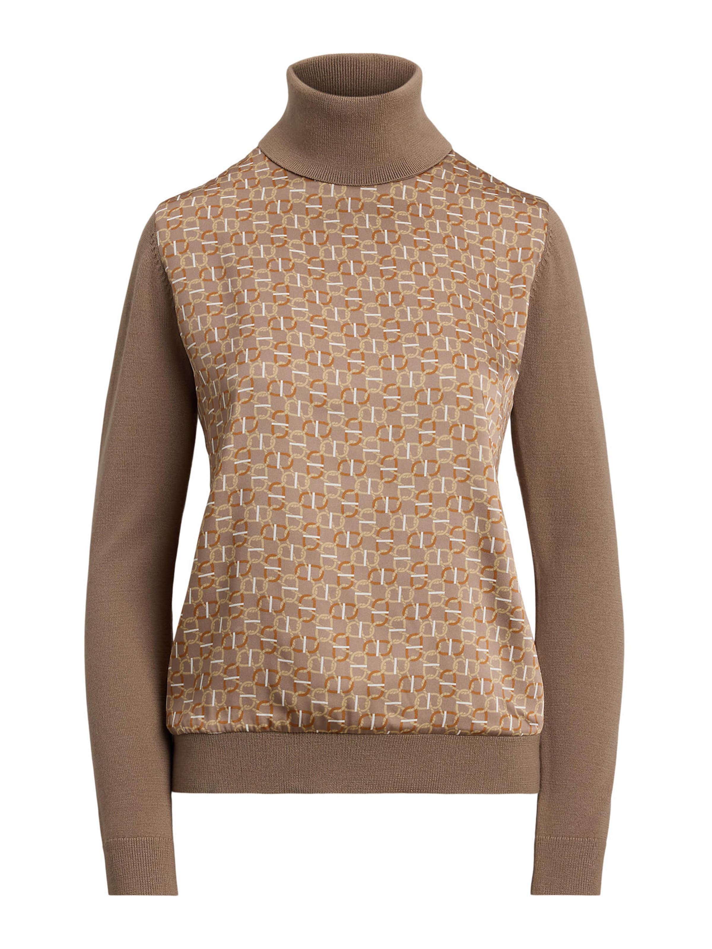 Lauren Ralph Lauren Pulover 'LAMOND' | rjava barva: sprednja stran