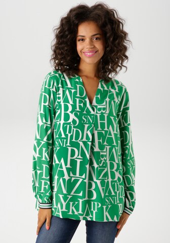 Aniston CASUAL Blouse in Green: front
